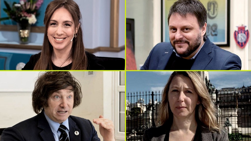 María Eugenia Vidal, Leandro Santoro, Myriam Bregman y Javier Milei debaten sus propuestas para el Congreso. María Eugenia Vidal, Leandro Santoro, Myriam Bregman y Javier Milei debaten sus propuestas para el Congreso.