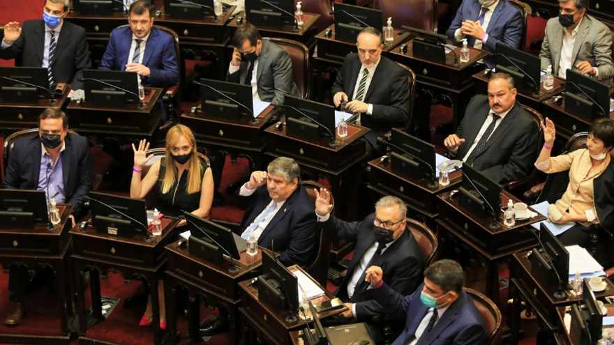 os días después de la última sesión del año del Senado, los jefes parlamentarios de Juntos por el Cambio presentaron un amparo para anularla