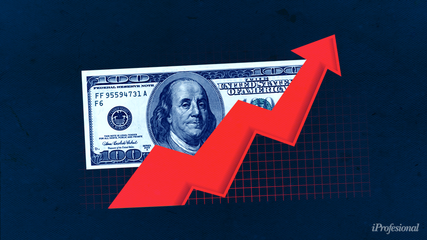 El dólar blue tuvo una fuerte suba en la jornada.