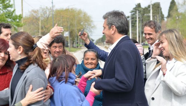 Sergio Massa inauguró obras en el Conurbano y habló de recuperar el poder de compra de los salarios