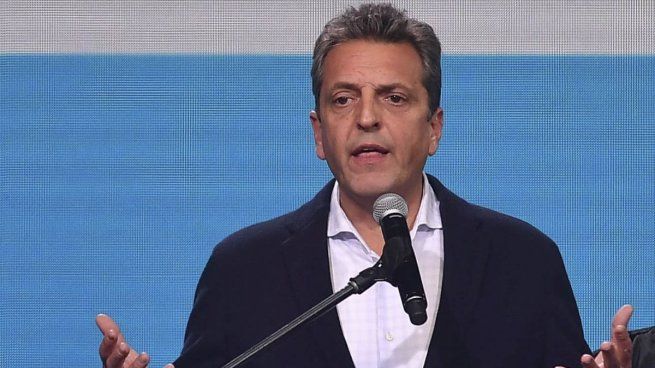 Sergio Massa, candidato presidencial de Unión por la Patria.