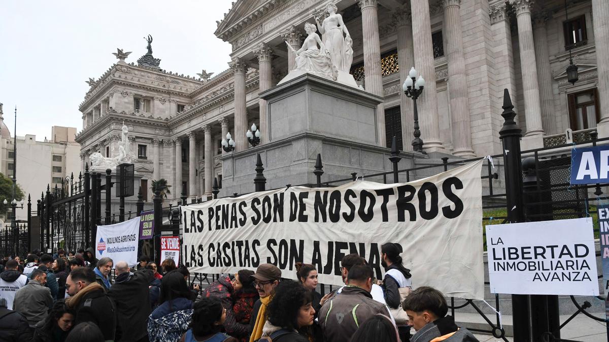 La Ley de Alquileres tiene el apoyo de las asociaciones de inquilinos Foto Eliana Obregn