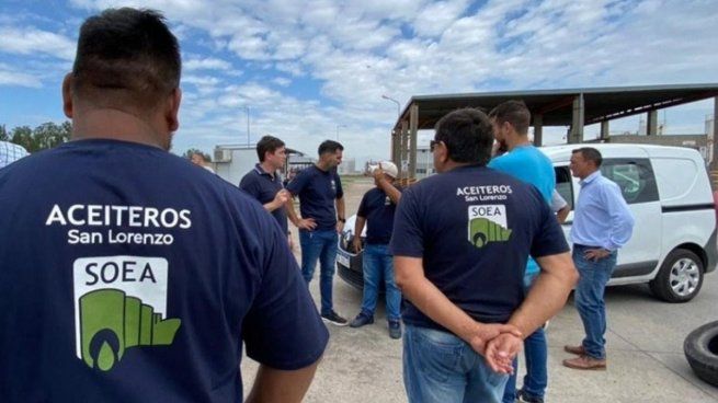 Huelga nacional de Aceiteros por la ley Bases