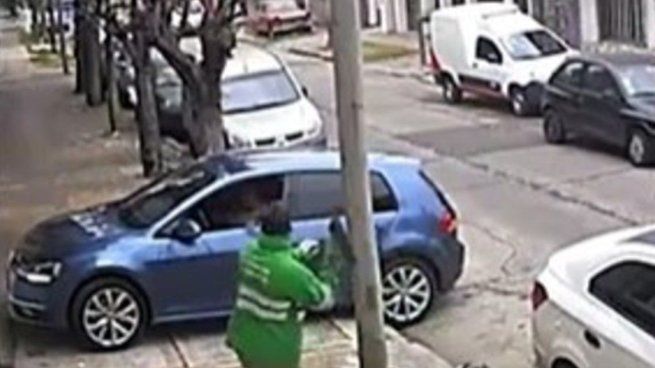 Un barrendero evitó un robo en San Isidro
