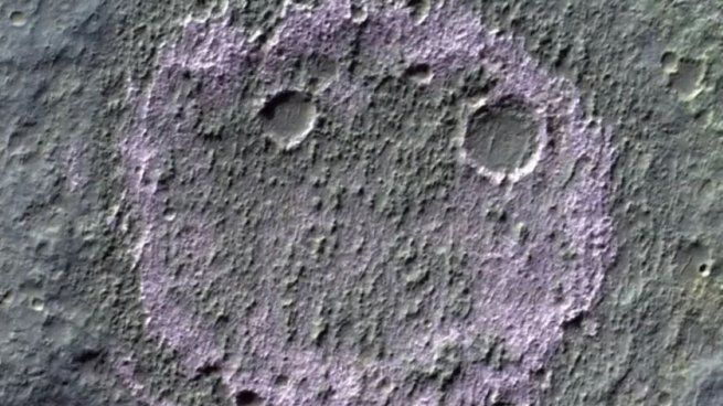 La imagen fue captada por el Orbitador de Gases Traza de la misión ExoMars.