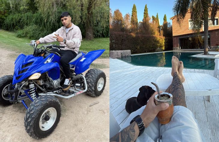 En Instagram, Michael Carballo posa junto a vehículos y expone una vida de lujos.