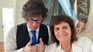 Javier Milei junto a Patricia Bullrich, entre los políticos que celebraron a la Selección. 